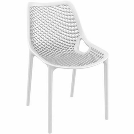 SIESTA Air Outdoor Dining Chair White, 2PK ISP014-WHI
